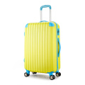 Color Blocking Youth Travel Trolley Suitcase Colorful ABS Luggage